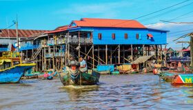 Start your journey with Tonle Sap’s vibrant glow